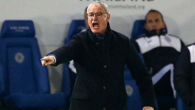  Claudio Ranieri, en el banquillo del Leicester