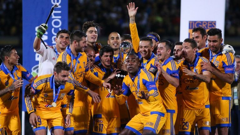 Tigres celebra su campeonato en Liga MX