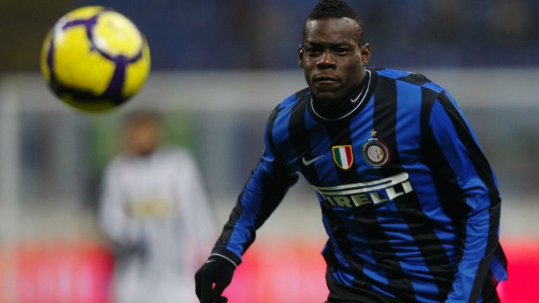 Balotelli durante su estancia en el Inter