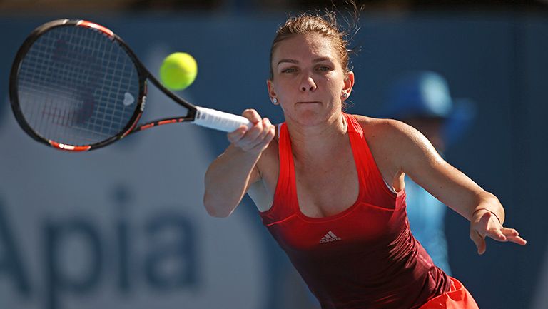 Simona, en el partido contra Pliskova