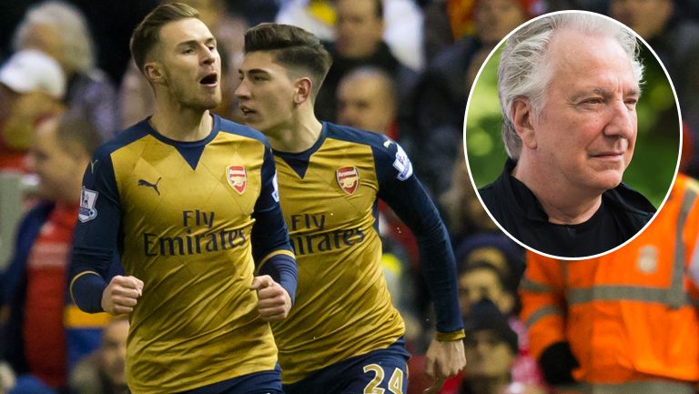 Alan Rickman falleción horas después del gol de Ramsey