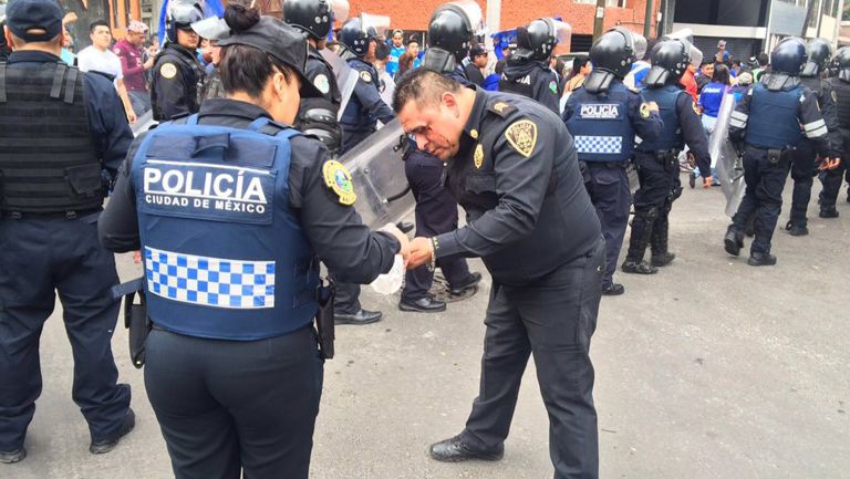 Policía resultó herido en el enfrentamiento