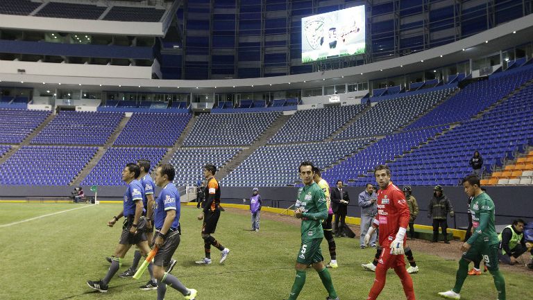 Así fue la salida de jugadores al Cuauhtémoc