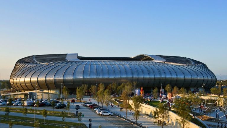 El estadio de Monterrey por fuera