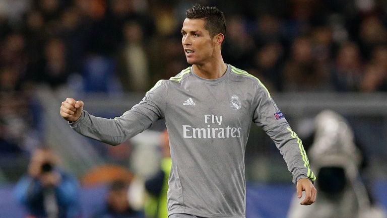 CR7 celebra un gol con el Real Madrid