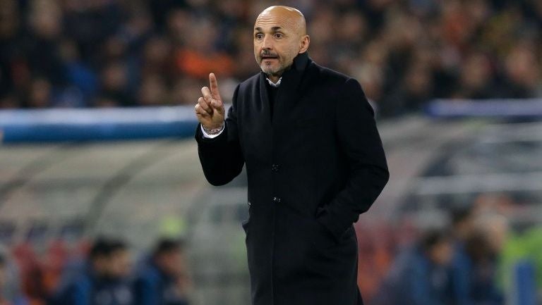 Spalletti, durante un partido de la Roma