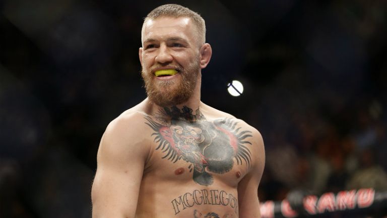 McGregor, durante un combate de UFC