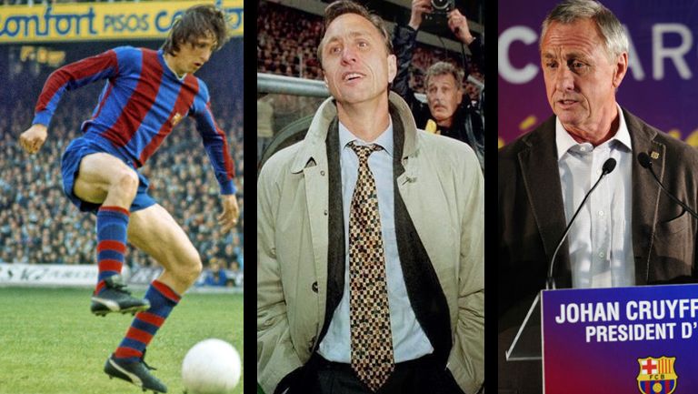 Cruyff, y sus facetas como blaugrana