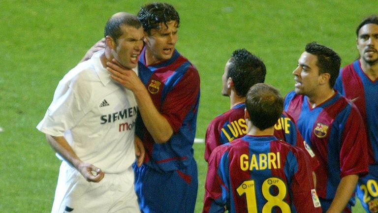 Momento en que Zidane encara a Luis Enrique