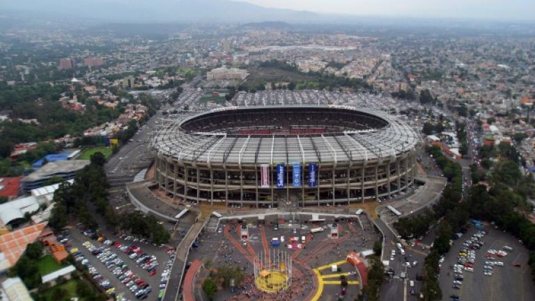 Vista panorámica del Estadio Azteca