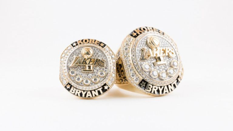 Los anillos conmemorativos de la carrera de Kobe Bryant