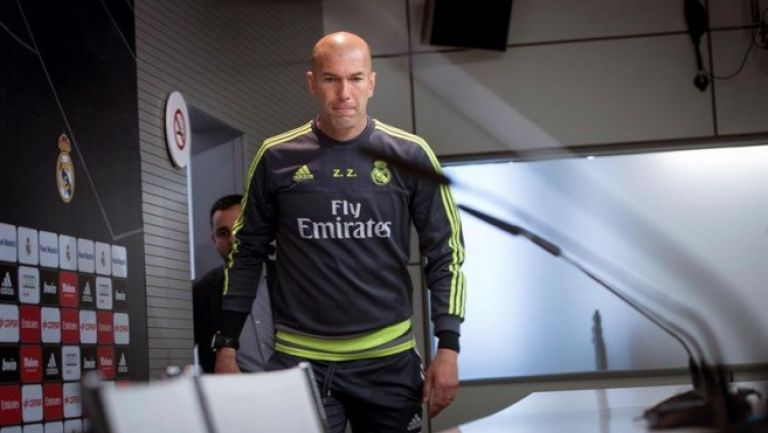Zidane, antes de comenzar la conferencia de prensa
