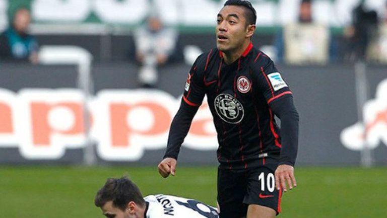 Marco Fabián con el Eintracht Frankfurt