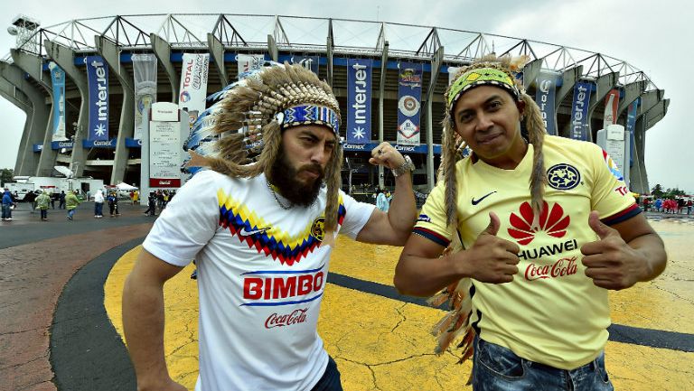 Aficionados de América, previo al arranque del Clásico Nacional