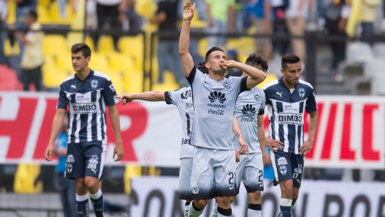 Chepe Guerrero festejando su gol frente a Monterrey en temporada regular