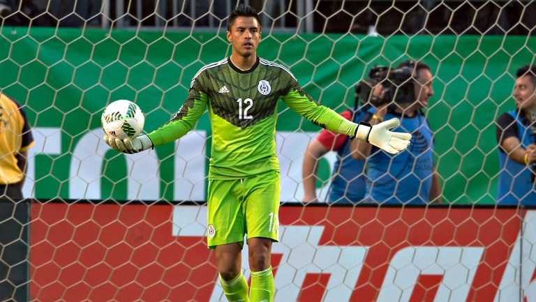 Alfredo Talavera durante el partido frente a Chile