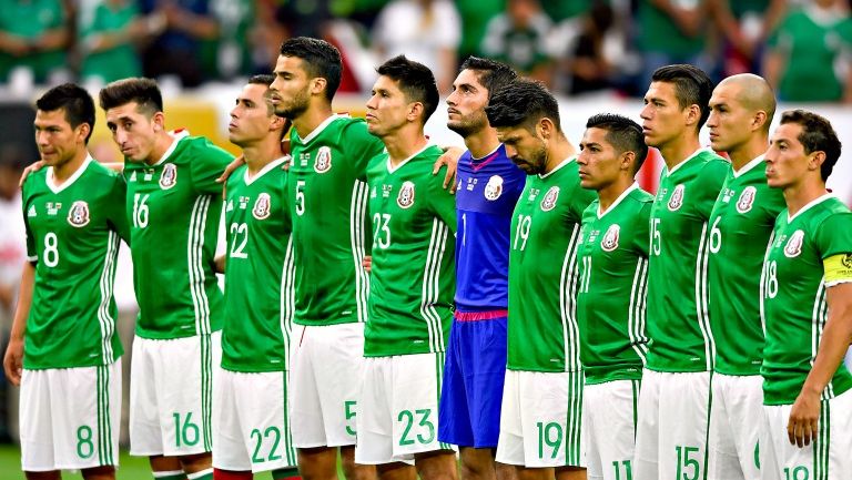 Once inicial de México frente a Venezuela