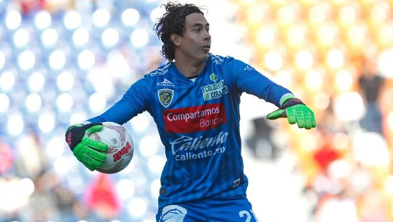 Oscar Jimenez, durante un partido con Jaguares de Chiapas en el C2016