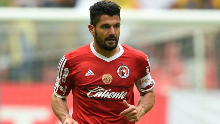 Gandolfi, durante un partido con Xolos