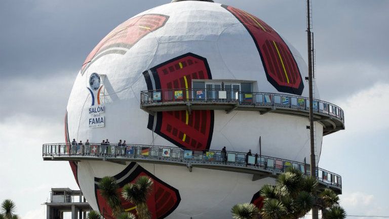 Exterior del Salón de la Fama en Pachuca