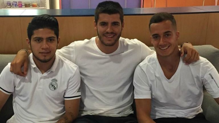 Morata y Vázquez, antes de viajar rumbo a Canadá