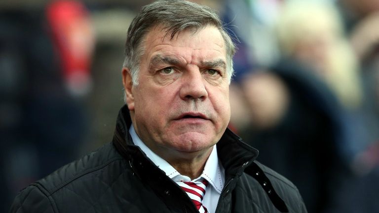 Sam Allardyce en un partido del Sunderland