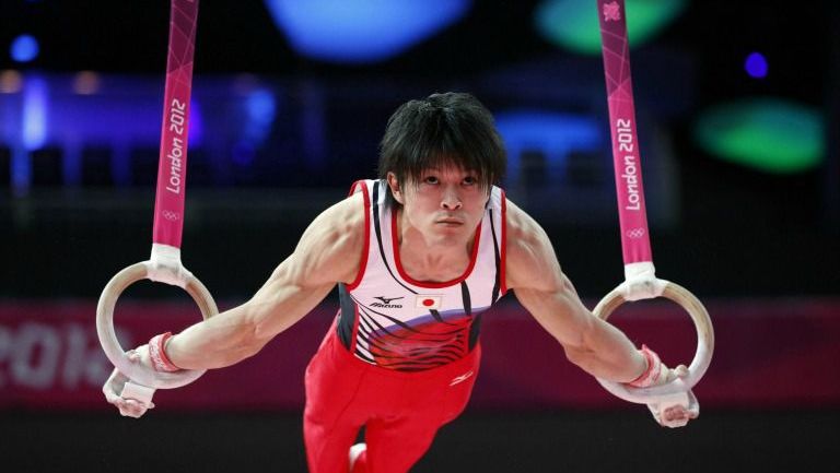 Kohei Uchimura durante los JO de Londres 2012