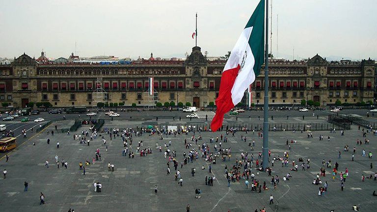 Panorámica del Zócalo de la Ciudad de México