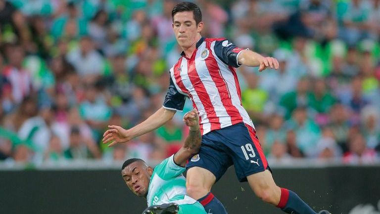 Marco Bueno durante el partido contra Santos en la Jornada 5 del A2016 