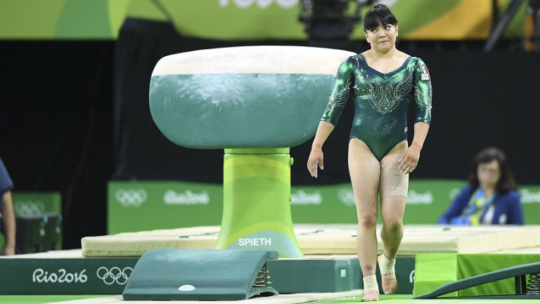 Alexa Moreno, durante su participación en Río 2016