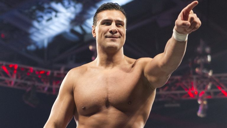 Alberto Del Río después de una lucha en Raw