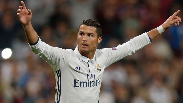 Cristiano celebra gol frente al Sporting en la J1 de la Champions League