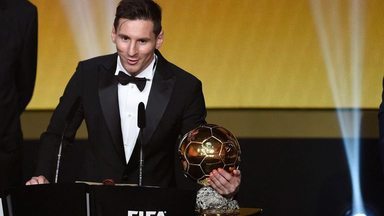 Lionel Messi obtiene el Balón de Oro 2015