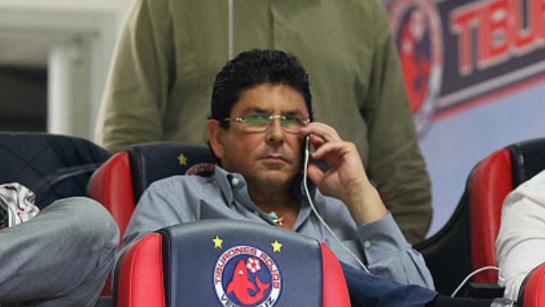 Fidel Kuri durante un partido de Veracruz