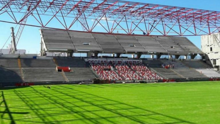 El estadio Nemesio DIez ya con algunos arreglos