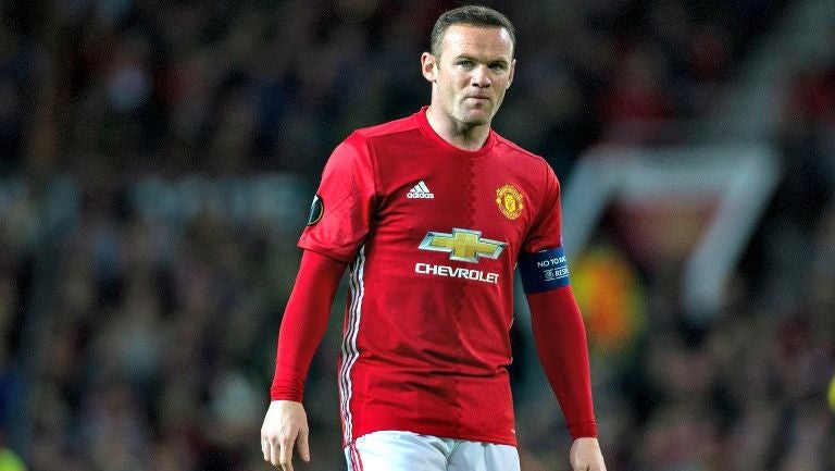 Wayne Rooney durante un partido de la Europa League