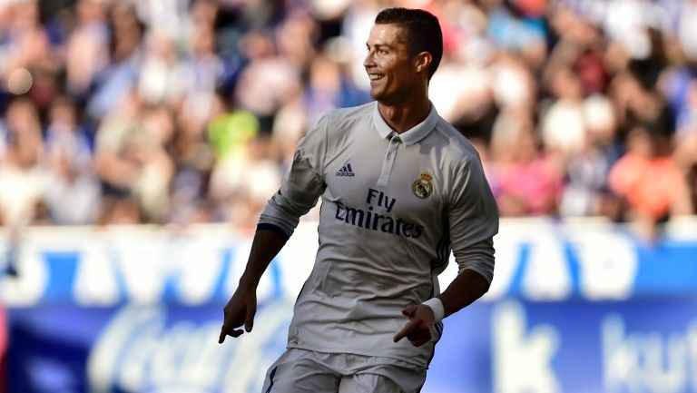 Cristiano Ronaldo celebra un gol en un partido del Real Madrid