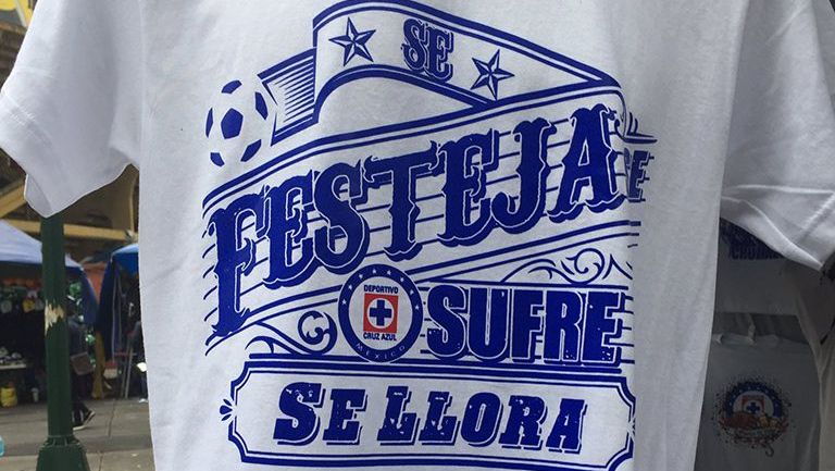 La camiseta refleja el sentimiento de la Sangre Azul