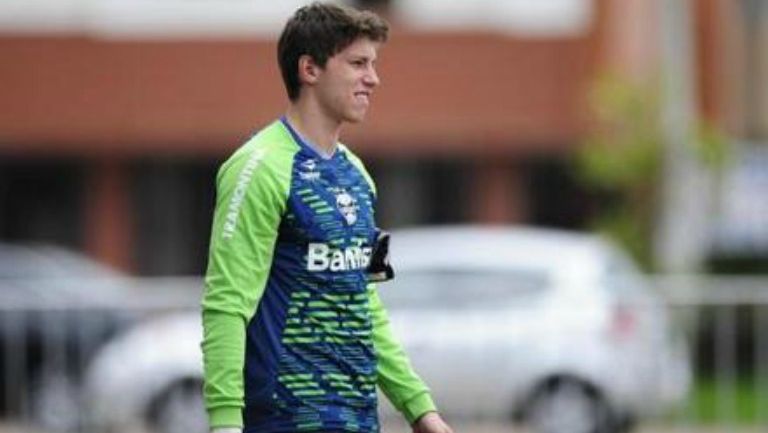 Jackson Folman, en un entrenamiento del Chapecoense 