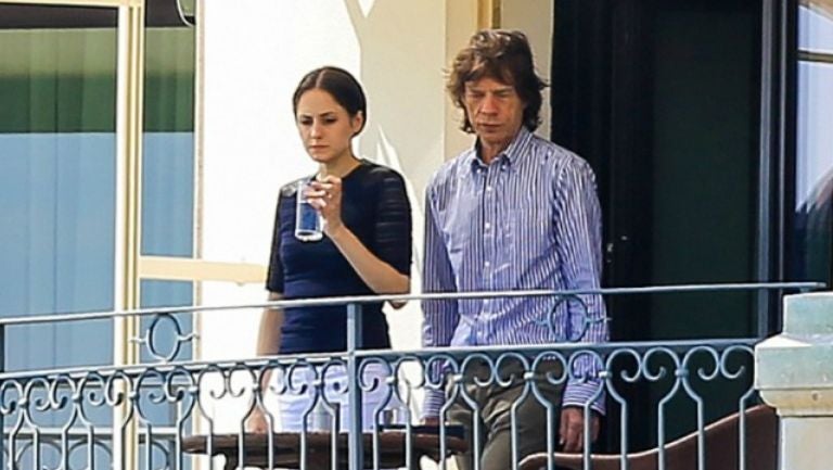 Mick Jagger y Melanie Hamrick fotografiados juntos por un paparazzi