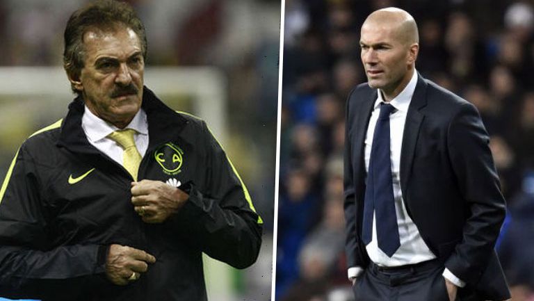 La Volpe y Zidane, frente a frente