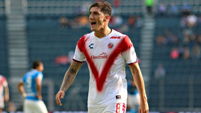 Gabriel Peñalba durante un partido con Veracruz