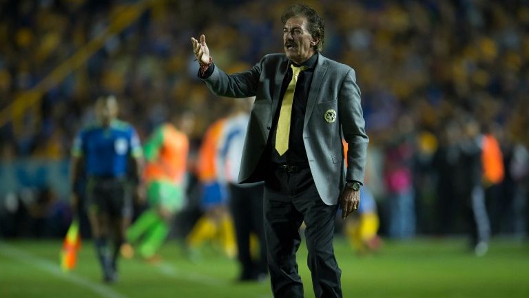 Ricardo La Volpe durante la Final de Vuelta frente a Tigres