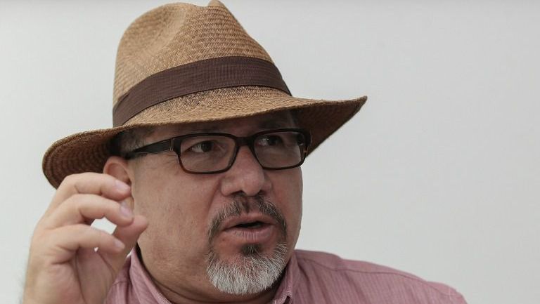 Javier Valdez durante una entrevista en 2016