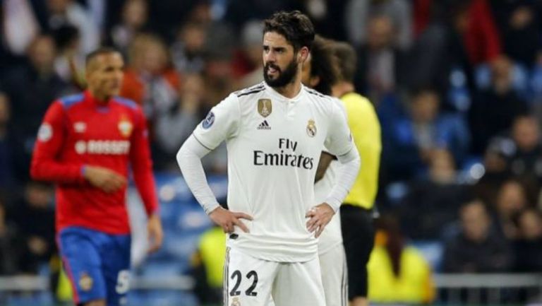 Isco durante un partido de Champions