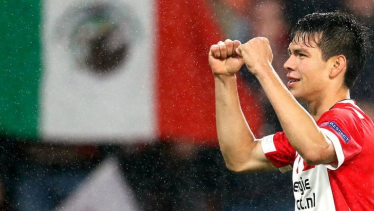 Chucky Lozano celebra triunfo con el PSV