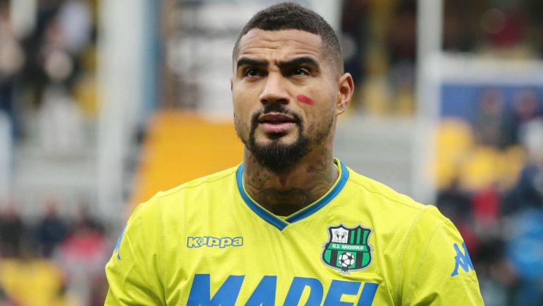 Kevin-Prince Boateng con la camiseta de Sassuolo