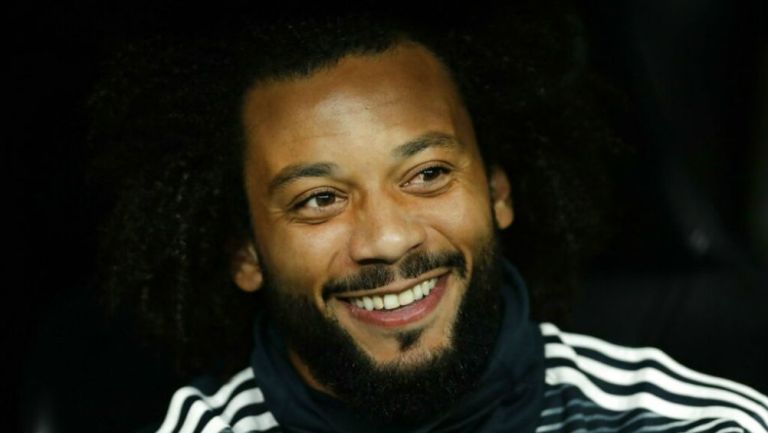 Marcelo durante un partido del Real Madrid