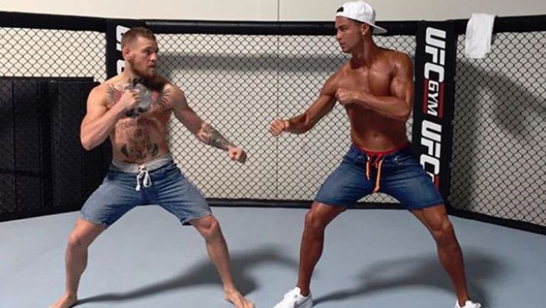 McGregor y CR7, frente a frente en el octágono 