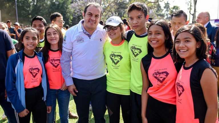 Cuauhtémoc Blanco, en la inauguración del Torneo Estatal Deportivo INTERCECyTE 2019